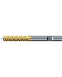 ‎Square End Mill; 5/16″ Dia. × 1-1/4″ LOC × 5/16″ Shank Dia. × 3″ OAL ; 5 FL ; Carbide ; TiAlN+TiN ; Series 2581TZ