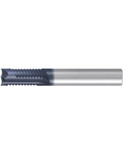 10 mm Dia. × 30 mm LOC × 10 mm Shank Dia. × 75 mm OAL, 2 Flute, Carbide, AlTiN, Fiber-Cut,  End Mill