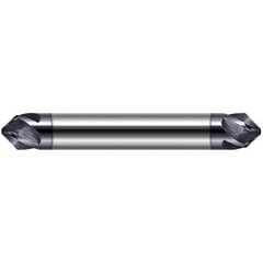 ‎1/4″ Dia. × 0.12″ LOC × 1/4″ Shank Size × 2-1/2″ OAL, 90 Degrees, Carbide, AlTiN, Chamfer Cutters