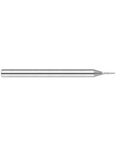 ‎0.06″ Dia. × 5/16″ LOC × 5/16″ Shank Size × 2-1/2″ OAL, 3 Flute, 20 Degrees Body Half Taper Angle, Carbide, Uncoated, Square, Tapered End Mill