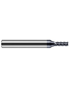 ‎3/16″ Cutting Dia. × 1/4″ Shank Size × 0.285″ LOC × 2-1/2″ OAL, 5 Flute, Carbide, AlTiN Nano, 0.03″ Corner Radius End Mill