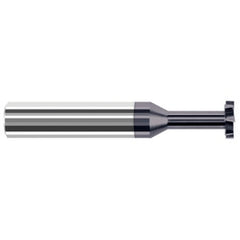 ‎Keyseat Cutter, 5/16″ Dia. × 5/16″ Shank Dia. × 5/32″ CW × 2-1/2″ OAL, 6 Teeth, Carbide, Round Shank, AlTiN, Specialty Profiles