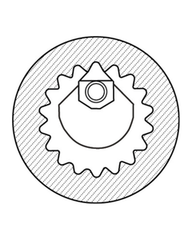 ‎UTS-03-25 INTERNAL SPLINE HOLDER 25MM SHANK