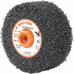 WALTER Surface Technologies - Unmounted Flap Wheels   Abrasive Type: Non-Woven    Outside Diameter (Inch): 4-1/2 - Apex Tool & Supply
