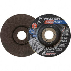 WALTER Surface Technologies - Depressed-Center Wheels Wheel Diameter (Inch): 5 Wheel Thickness (Inch): 3/64 - Apex Tool & Supply