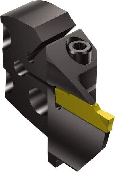 Sandvik Coromant - N123G2-0300-0003-TF Insert, 18mm Head Length, Modular Grooving Blade Holder Head - Left Hand Cut, System Size 32, Through Coolant, Series CoroCut 1-2 - Apex Tool & Supply