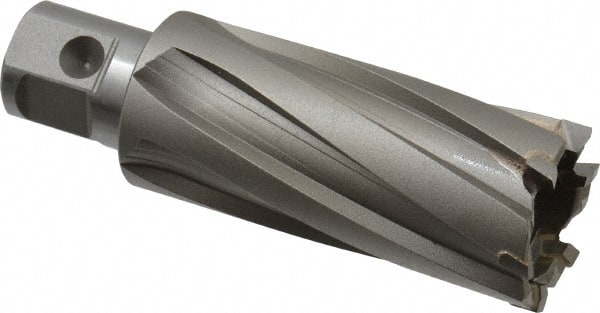 Nitto Kohki - 1-1/8" Diam x 2" Deep Carbide-Tipped Annular Cutter - Apex Tool & Supply