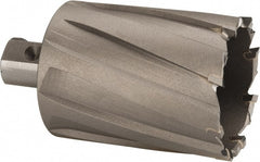 Nitto Kohki - 1-9/16" Diam x 2" Deep Carbide-Tipped Annular Cutter - Apex Tool & Supply