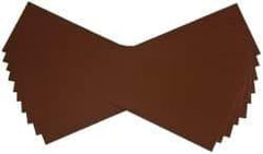 Made in USA - 10 Piece, 5" Wide x 20" Long Plastic Shim Stock Sheet - Brown, ±10% Tolerance - Apex Tool & Supply