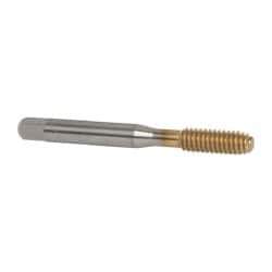 Balax - #10-24 UNC H8 Thread Limit Bottoming Thread Forming Tap - High Speed Steel, TiN Finish, 2-3/8" OAL, 7/8" Thread Length, Right Hand Thread, Series BXB - Apex Tool & Supply