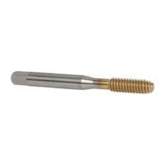 Balax - #10-24 UNC H8 Thread Limit Bottoming Thread Forming Tap - High Speed Steel, TiN Finish, 2-3/8" OAL, 7/8" Thread Length, Right Hand Thread, Series BXB - Apex Tool & Supply