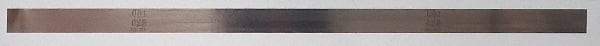 SPI - 0.0015 Inch Thick x 1/2 Inch Wide x 12 Inch Leaf Length, Feeler Gage - Tempered Steel - Apex Tool & Supply