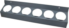 Durham - Gray Aerosol Can Caddy - 21-1/2" Wide x 5-1/4" High x 3-1/8" Deep, Steel - Apex Tool & Supply