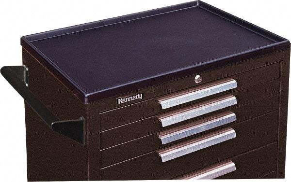 Kennedy - Tool Box Plastic Cabinet Work Surface - 34" Wide x 20" Deep x 1-3/4" High, Black, For Kennedy Models 34003, 34004, 34005, 3407X, 348, 348X - Apex Tool & Supply