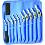 10 Piece - T15 - T55 - Chrome HexPro Pivot Head Star Wrench Set - Apex Tool & Supply