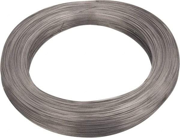 Value Collection - 5 Gage, 0.014 Inch Diameter x 1,913 Ft. Long, High Carbon Steel, Tempered Music Wire Coil - ASTM A228, 1 Lb. Shipping Weight - Apex Tool & Supply