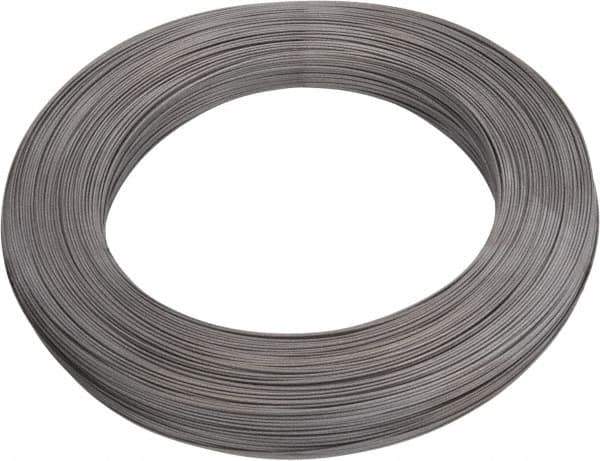 Value Collection - 10 Gage, 0.024 Inch Diameter x 651 Ft. Long, High Carbon Steel, Tempered Music Wire Coil - ASTM A228, 1 Lb. Shipping Weight - Apex Tool & Supply