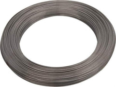 Value Collection - 12 Gage, 0.029 Inch Diameter x 447 Ft. Long, High Carbon Steel, Tempered Music Wire Coil - ASTM A228, 1 Lb. Shipping Weight - Apex Tool & Supply