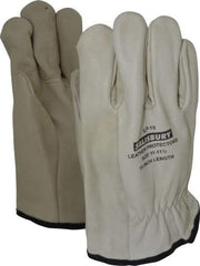 Salisbury by Honeywell - Size 2XL (11), 10" Long, Cowhide Leather Protector - Not for Electrical Protection (ASTM F696-02), Wear Over Rubber Insulating Gloves, ASTM F496 - Apex Tool & Supply