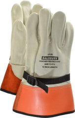Salisbury by Honeywell - Size 2XL (11), 12" Long, Cowhide Leather Protector - Not for Electrical Protection (ASTM F696-02), Wear Over Rubber Insulating Gloves, ASTM F496 - Apex Tool & Supply