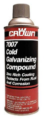 Crown - 13 oz Zinc Cold Galvanizing Compound - Comes in Aerosol, Food Grade - Apex Tool & Supply
