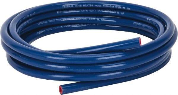 Federal Hose - 3/8" ID x 0.705" OD x 25' OAL, Heater Hose - -65 to 350°F, Blue - Apex Tool & Supply