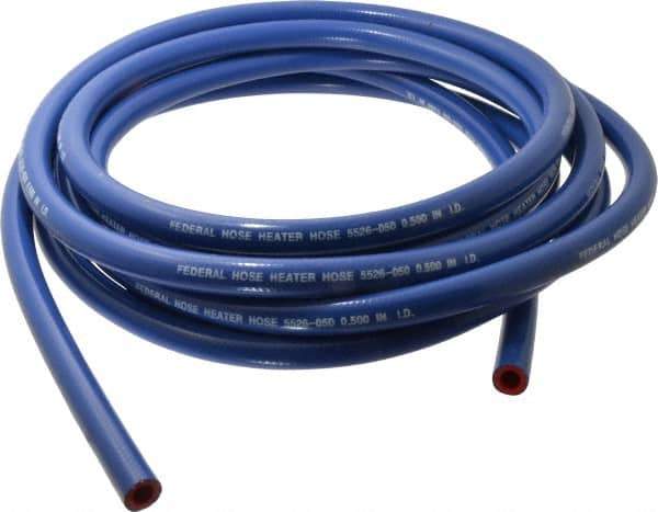 Federal Hose - 1/2" ID x 0.83" OD x 25' OAL, Heater Hose - -65 to 350°F, Blue - Apex Tool & Supply