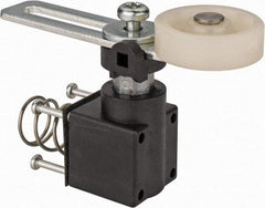 Eaton Cutler-Hammer - 4-1/4 Inch Long, 0.98 Inch Diameter, Limit Switch Adjustable Roller Lever - 0.31 Inch Face Width, For Use with E49 Miniature DIN Limit Switches - Apex Tool & Supply