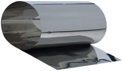 Made in USA - 1.25 m Long x 150 mm Wide x 0.8 mm Thick, Roll Shim Stock - Stainless Steel - Apex Tool & Supply