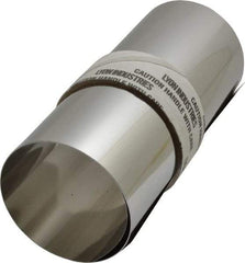 Made in USA - 50 Inch Long x 6 Inch Wide x 0.003 Inch Thick, Roll Shim Stock - Stainless Steel - Apex Tool & Supply