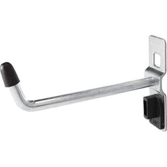 Kennedy - 1/4" Diam, 2-11/16" Long Single Vertical End Pegboard Hook - Steel - Apex Tool & Supply