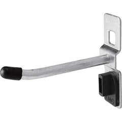Kennedy - 5/32" Diam, 2-3/8" Long Single Angled End Pegboard Hook - Steel - Apex Tool & Supply