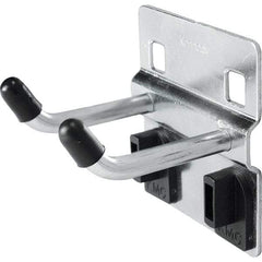 Kennedy - 1" Long Double Vertical End Pegboard Hook - Steel - Apex Tool & Supply