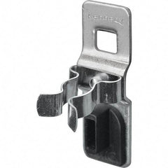 Kennedy - 1/2" Diam, Single Spring Clip Pegboard Hook - Steel - Apex Tool & Supply