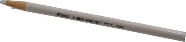 Markal - White, Water Based Paint Stick - Pencil Tip - Apex Tool & Supply