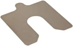 Made in USA - Metal Shim Stock Type: Slotted Shim Material: Stainless Steel - Apex Tool & Supply