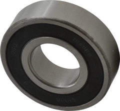 Value Collection - 7/8" Bore Diam, 2" OD, Double Seal Semi Ground Extra Light Radial Ball Bearing - 9/16" Wide, 1 Row, Round Bore, 1,565 Lb Static Capacity, 2,914 Lb Dynamic Capacity - Apex Tool & Supply