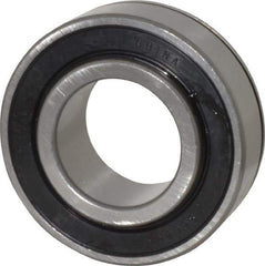 Value Collection - 1" Bore Diam, 2" OD, Double Seal Semi Ground Extra Light Radial Ball Bearing - 1 Row, Round Bore, 1,096 Lb Static Capacity, 2,040 Lb Dynamic Capacity - Apex Tool & Supply