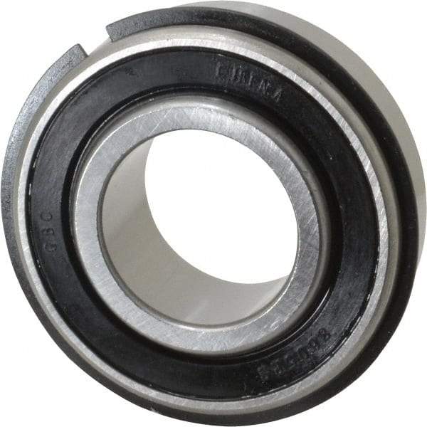Value Collection - 1" Bore Diam, 2" OD, Double Seal Semi Ground Extra Light Radial Ball Bearing - 1 Row, Round Bore, 1,096 Lb Static Capacity, 2,040 Lb Dynamic Capacity - Apex Tool & Supply