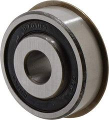 Value Collection - 1/2" Bore Diam, 1-3/4" OD, Double Seal Semi Ground Extra Light Radial Ball Bearing - 1 Row, Round Bore, 707 Lb Static Capacity, 1,366 Lb Dynamic Capacity - Apex Tool & Supply
