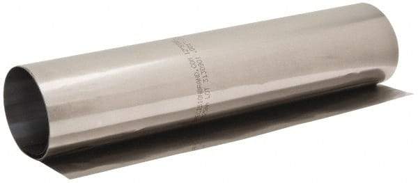 Made in USA - 10 Ft. Long x 12 Inch Wide x 0.001 Inch Thick, Roll Shim Stock - Steel - Apex Tool & Supply