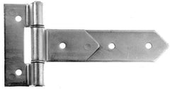 Made in USA - 8" Long x 2" Wide, Hinge - Aluminum, Brushed Finish - Apex Tool & Supply