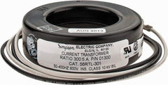 Simpson Electric - 2 VA Burden, 300 Amp AC Input, 5 Amp AC Output, 50 to 400 Hz, Panel Meter Donut Current Transformer - Screw Terminal, For Use with AC Ammeter - Apex Tool & Supply