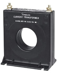 Simpson Electric - 100 Amp AC Input, 60 Hz, Panel Meter Current Transducer - 20, Screw Terminal, For Use with AC Ammeter - Apex Tool & Supply