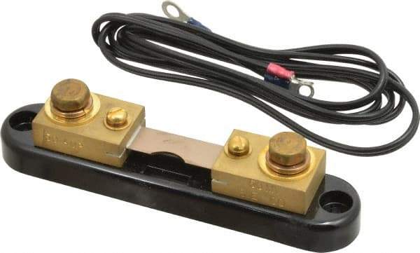 Simpson Electric - Panel Meter Portable Shunt - 50, 50 mV Drop, Screw Terminal, For Use with Falcon Series 200 mVDC Meters - Apex Tool & Supply