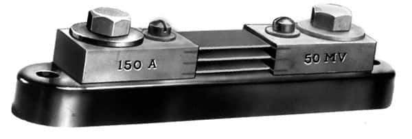 Simpson Electric - Panel Meter Portable Shunt - 150, 50 mV Drop, Screw Terminal, For Use with Falcon Series 200 mVDC Meters - Apex Tool & Supply