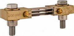 Simpson Electric - Panel Meter Switchboard Shunt - 200, 50 mV Drop, Screw Terminal, For Use with Falcon Series 200 mVDC Meters - Apex Tool & Supply