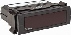 Simpson Electric - 3-1/2 Digits, Digital LCD, DC Voltmeter, Panel Meter - 4-440 Hz, 10 Megohms, 2 VDC, 250 VAC, Red - Apex Tool & Supply