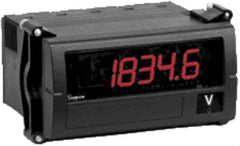 Simpson Electric - 4-1/2 Digits, Digital LED, DC Milliamp, Panel Meter - 50/60 Hz, 10 Ohms, 120 VAC, Red - Apex Tool & Supply