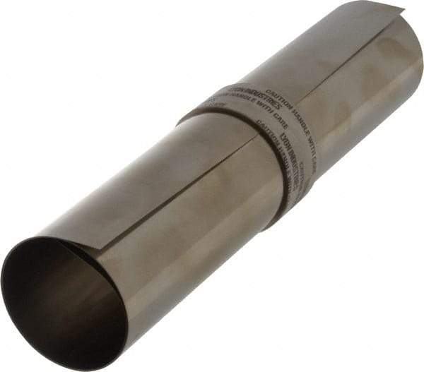 Made in USA - 50 Inch Long x 12 Inch Wide x 0.006 Inch Thick, Roll Shim Stock - Stainless Steel - Apex Tool & Supply